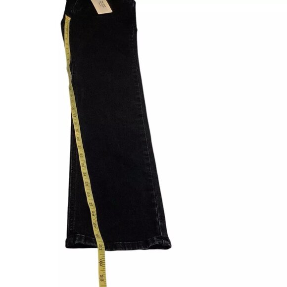 New LTJ Letter to Juliet Venice Jean Womens Size 25 Black High-Rise Straight Leg - Picture 3 of 10